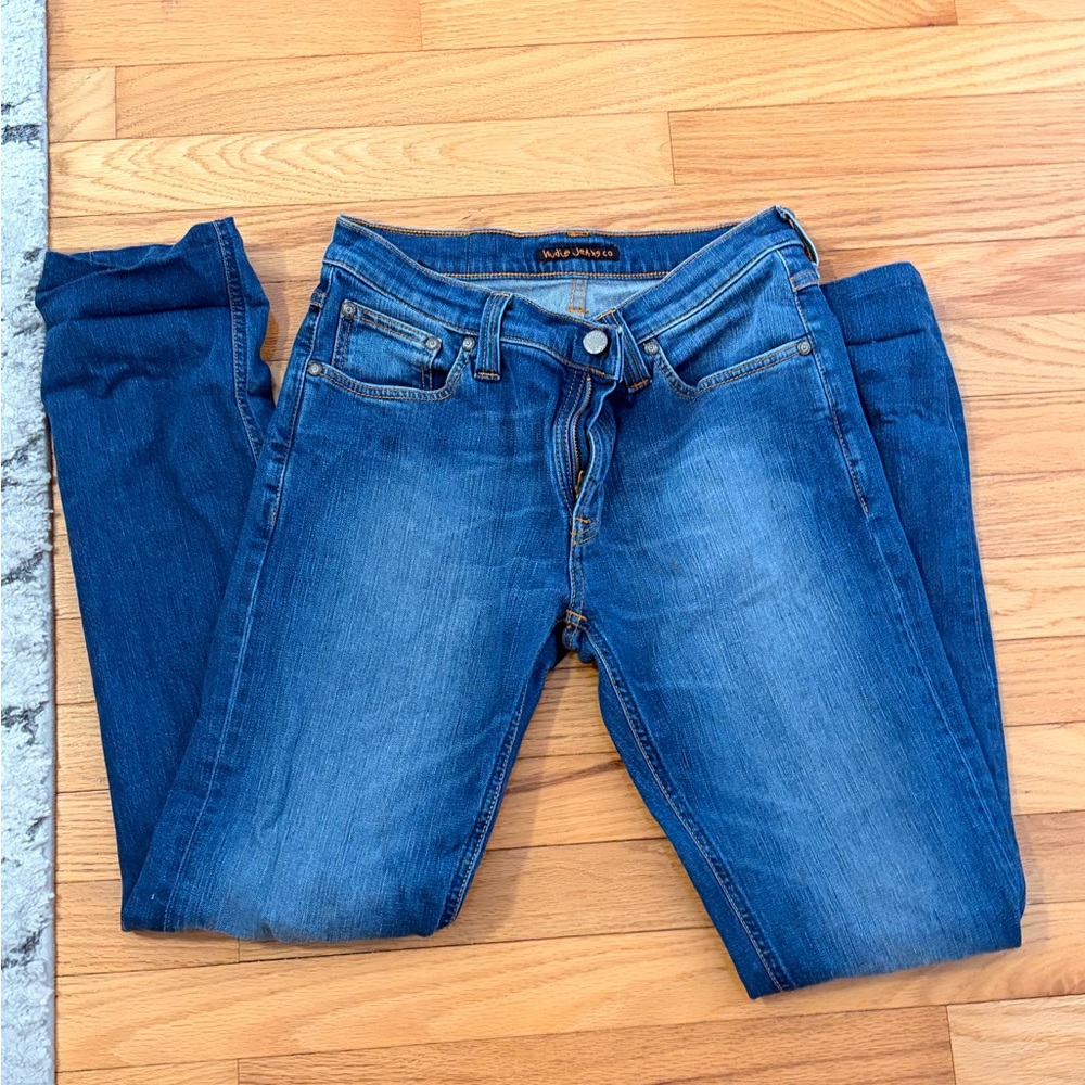 Nudie Tube Kelly Blue Jeans